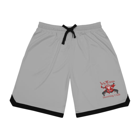 Light Grey RSC VR Gamer Basketball Shorts – Stay Cool, Play Hard