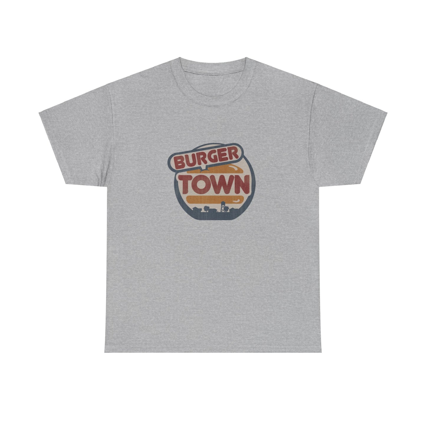 Burger Town Elite Gamer Tee - "Live Grilling, Good Eats, Fast Treats" Edition