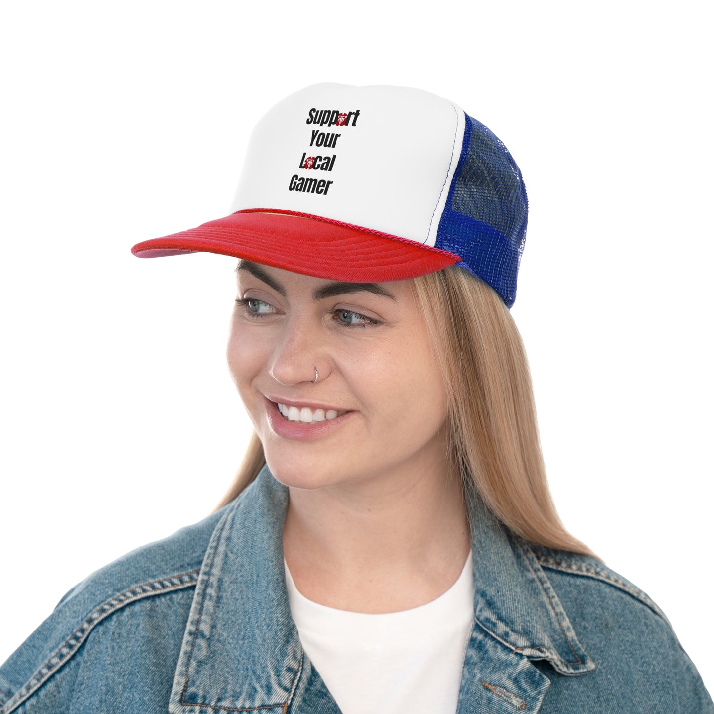 Support your Local Gamer Trucker Caps