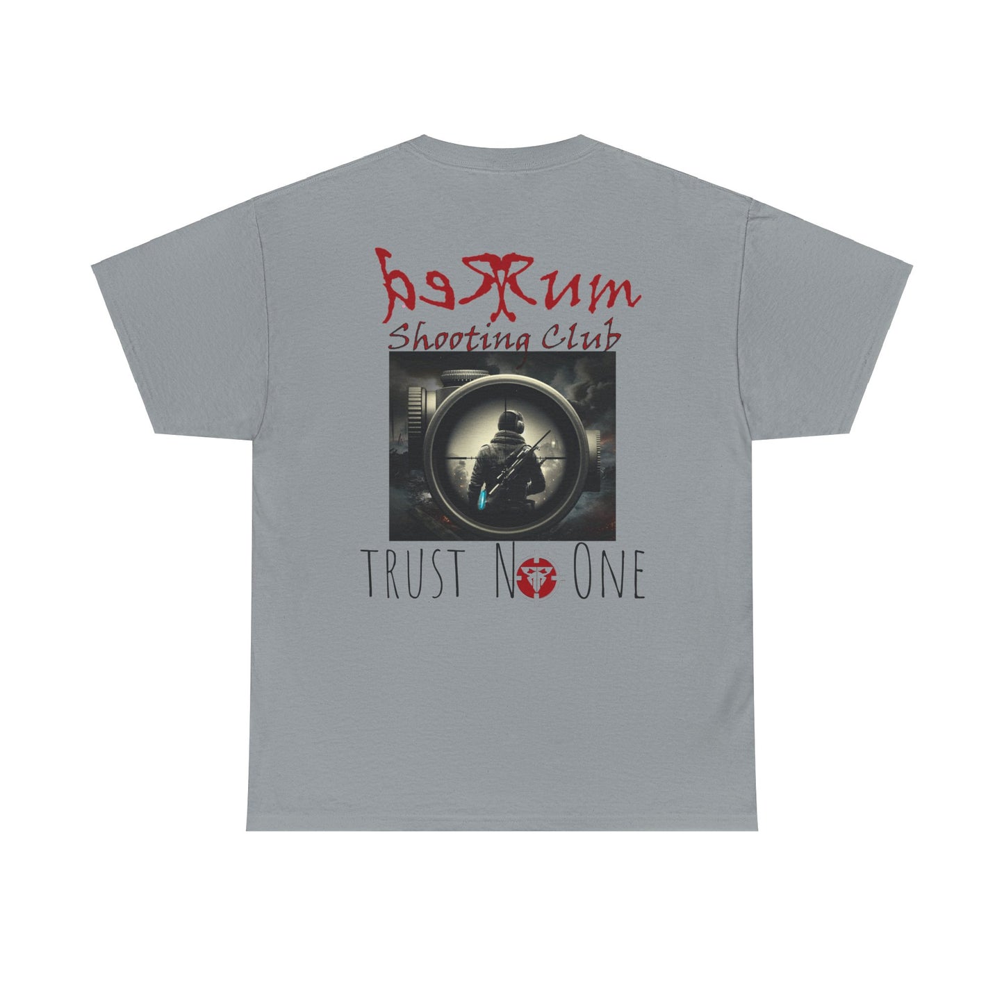 Redrum Shooting Club 'Trust No One' Heavy Cotton Tee