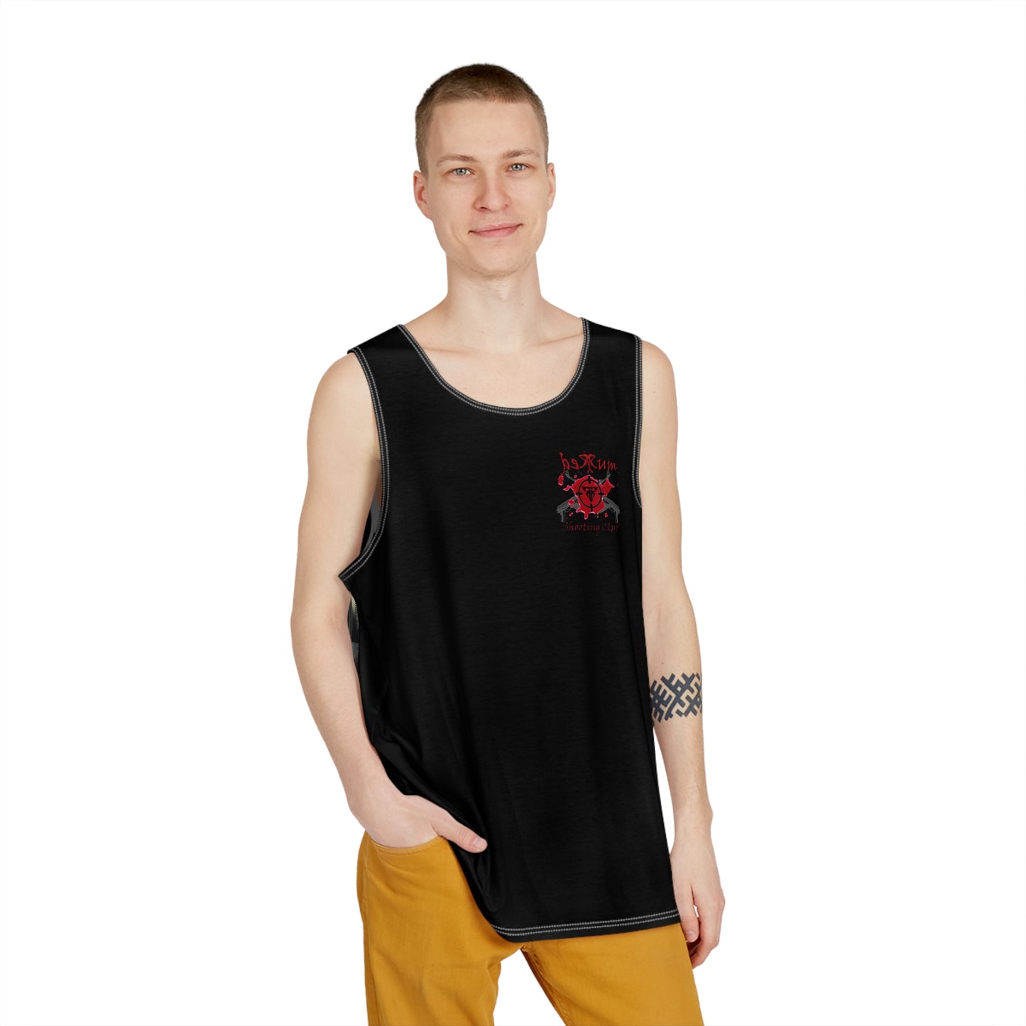 Redrum Shooting Club 'Trust No One' VR Gamer Black Tank Top