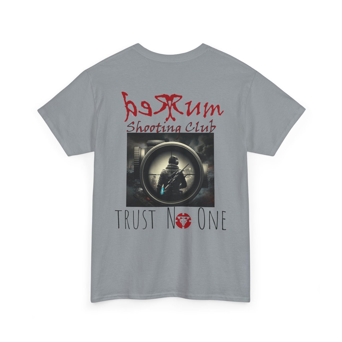 Redrum Shooting Club 'Trust No One' Heavy Cotton Tee