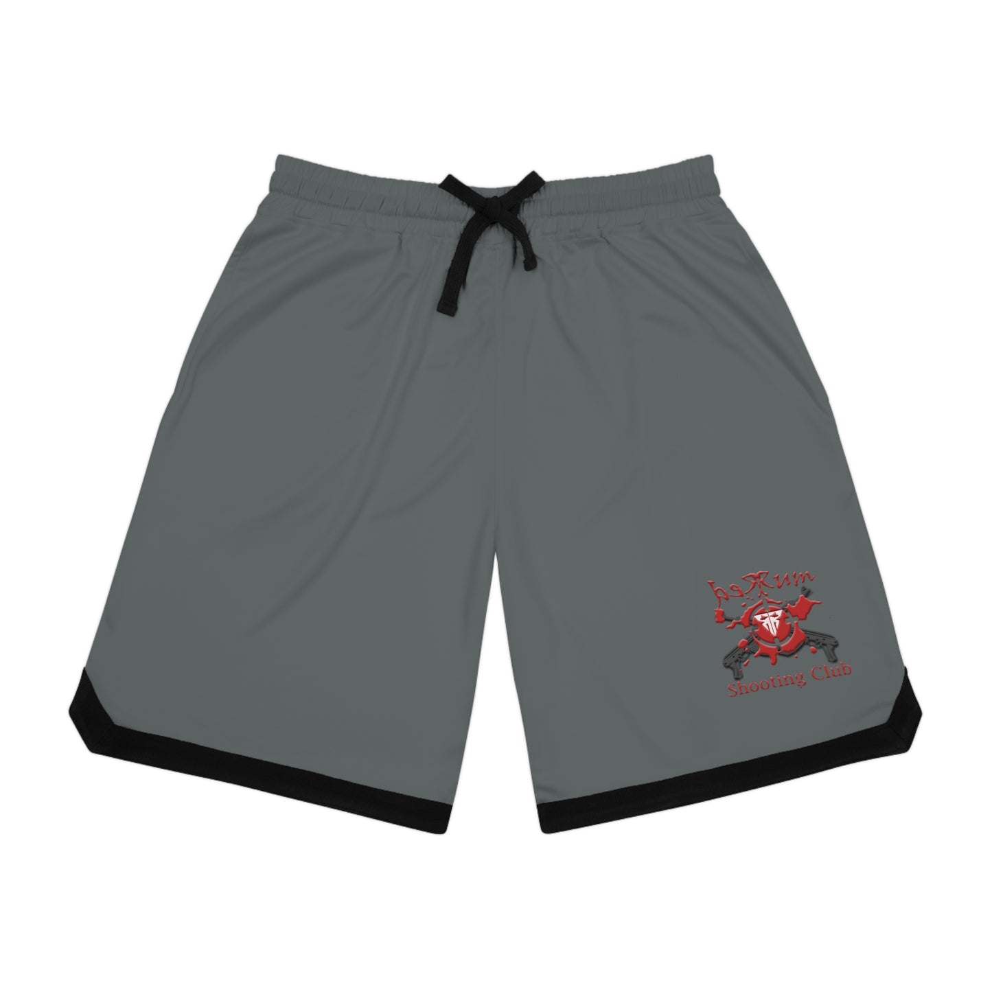 Dark Grey RSC VR Gamer Basketball Shorts – Stay Cool, Play Hard