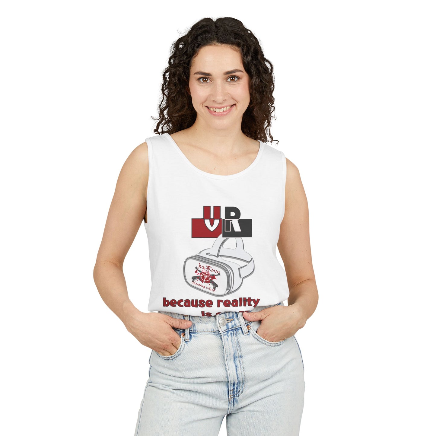 VR, Because Reality is Overrated – Unisex Tank Top