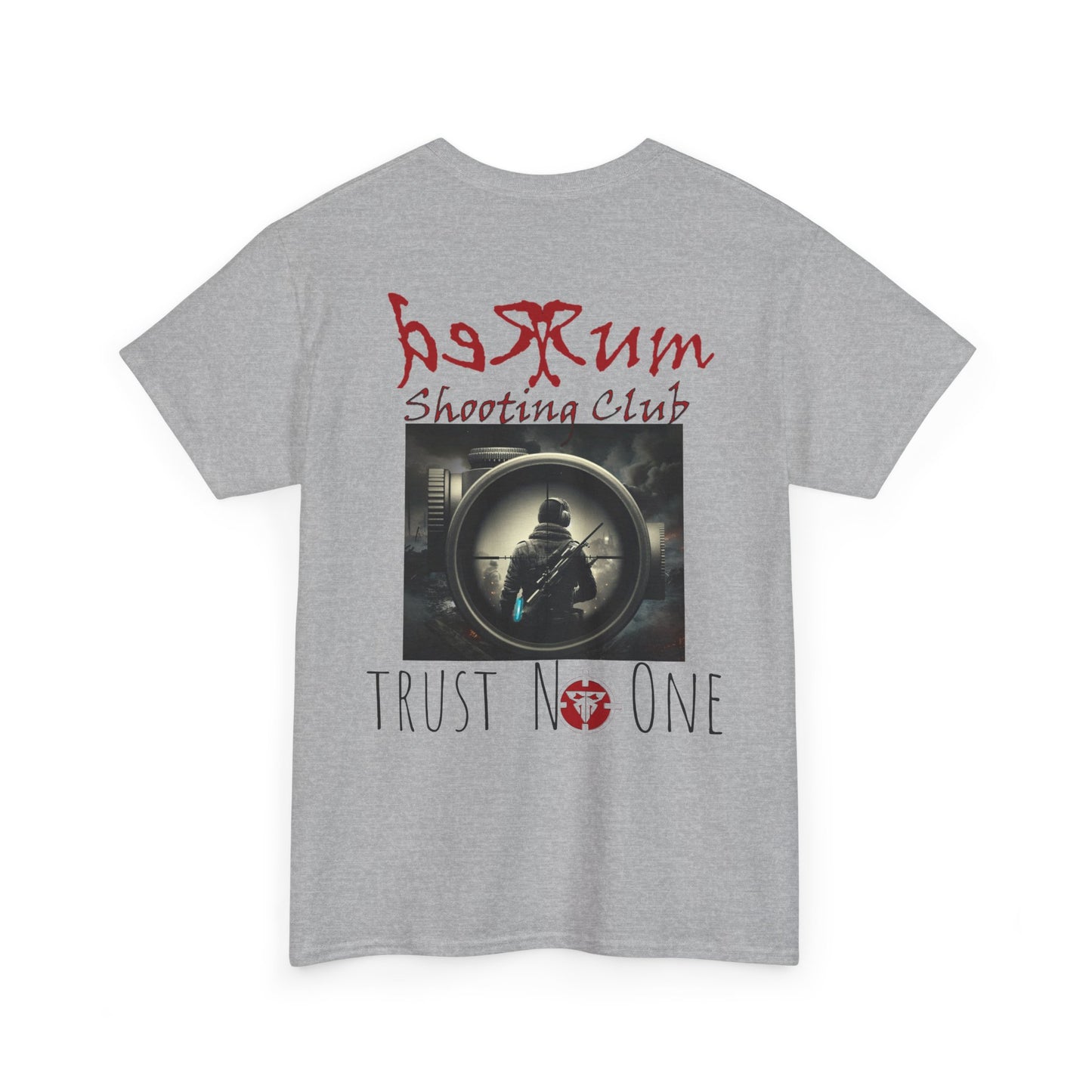 Redrum Shooting Club 'Trust No One' Heavy Cotton Tee