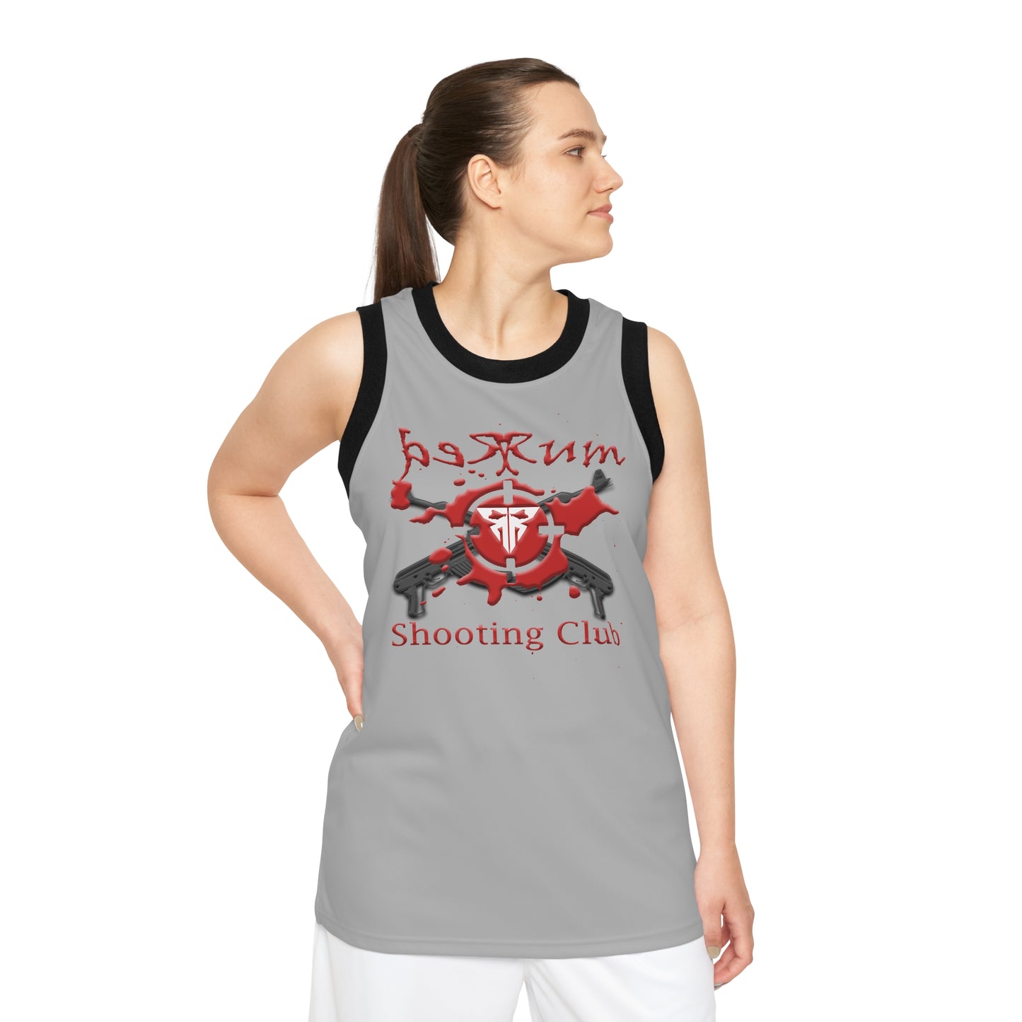 Redrum Shooting Club VR Gamer Light Grey Basketball Jersey - Stay Cool on and off the Headset