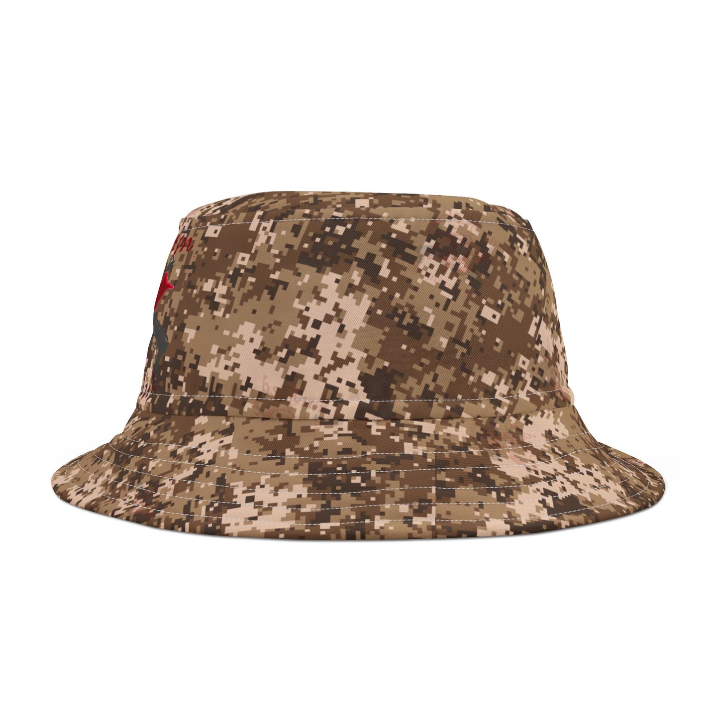 Redrum Patrol Bucket Hat – Desert Camo Club Edition