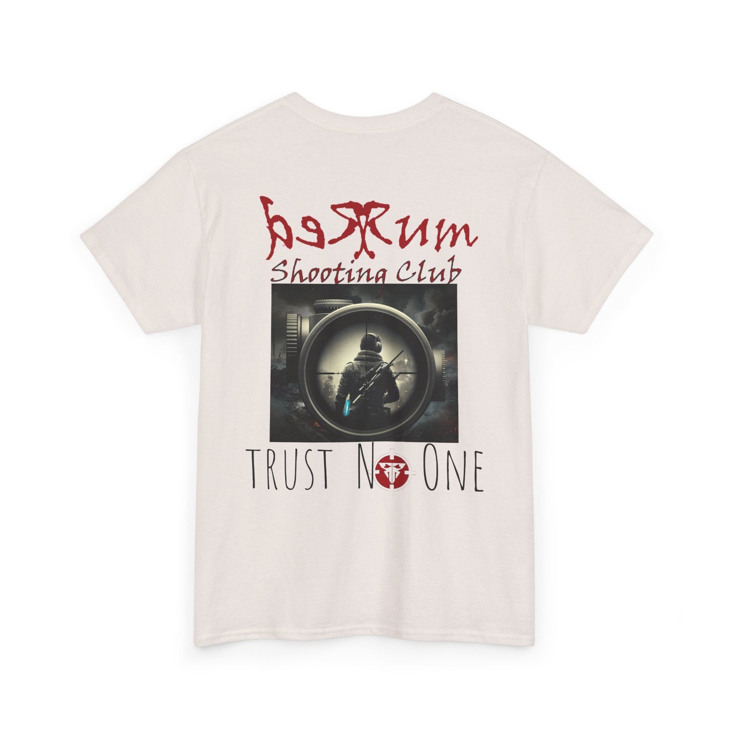 Redrum Shooting Club 'Trust No One' Heavy Cotton Tee