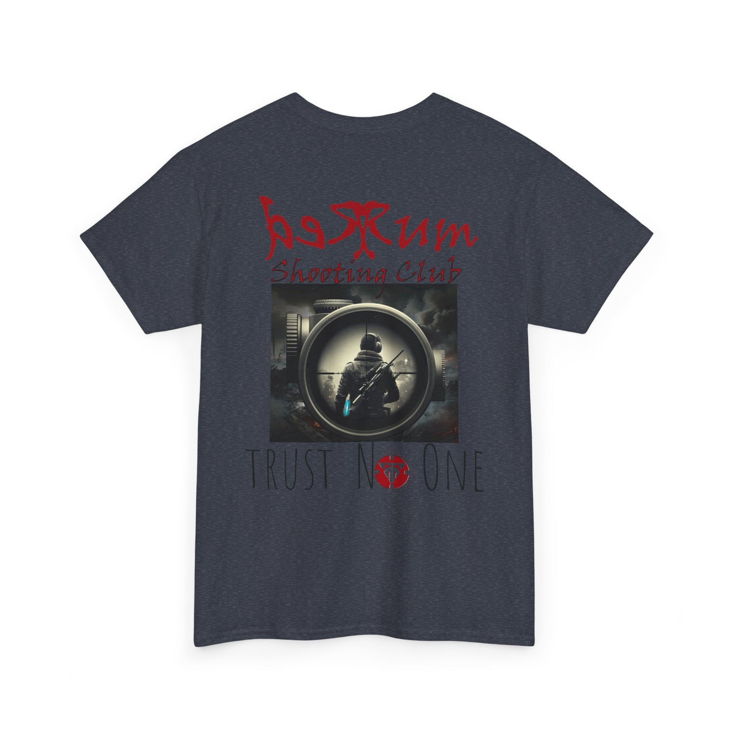 Redrum Shooting Club 'Trust No One' Heavy Cotton Tee