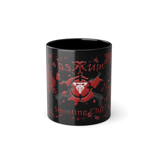 Redrum Shooting Club Black Coffee Mug - Bold Sips for VR Gamers