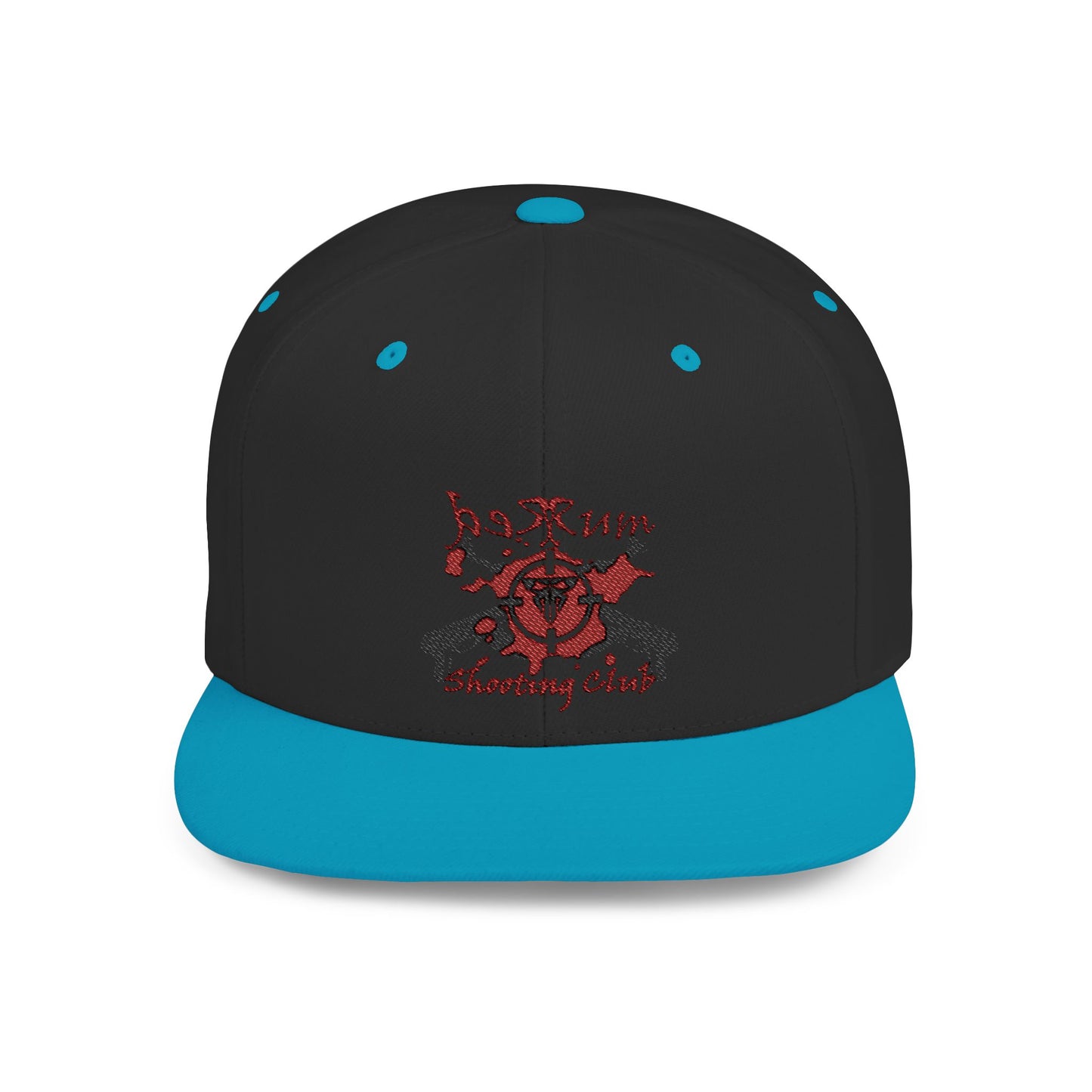 🔫 Redrum Shooting Club Classic Snapback Hat – Flat Bill, High-Profile Style