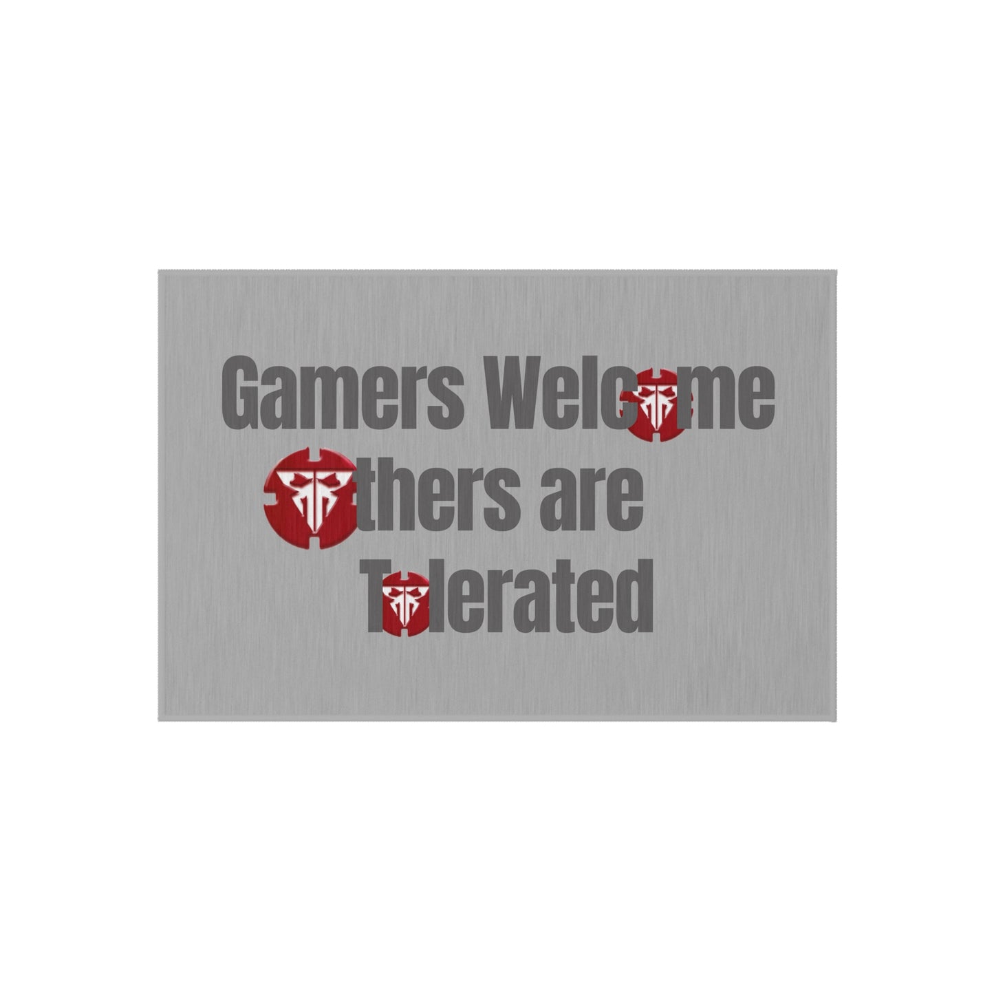 Redrum Shooting Club "Gamers Welcome" Outdoor Rug – Step Into the Game Zone