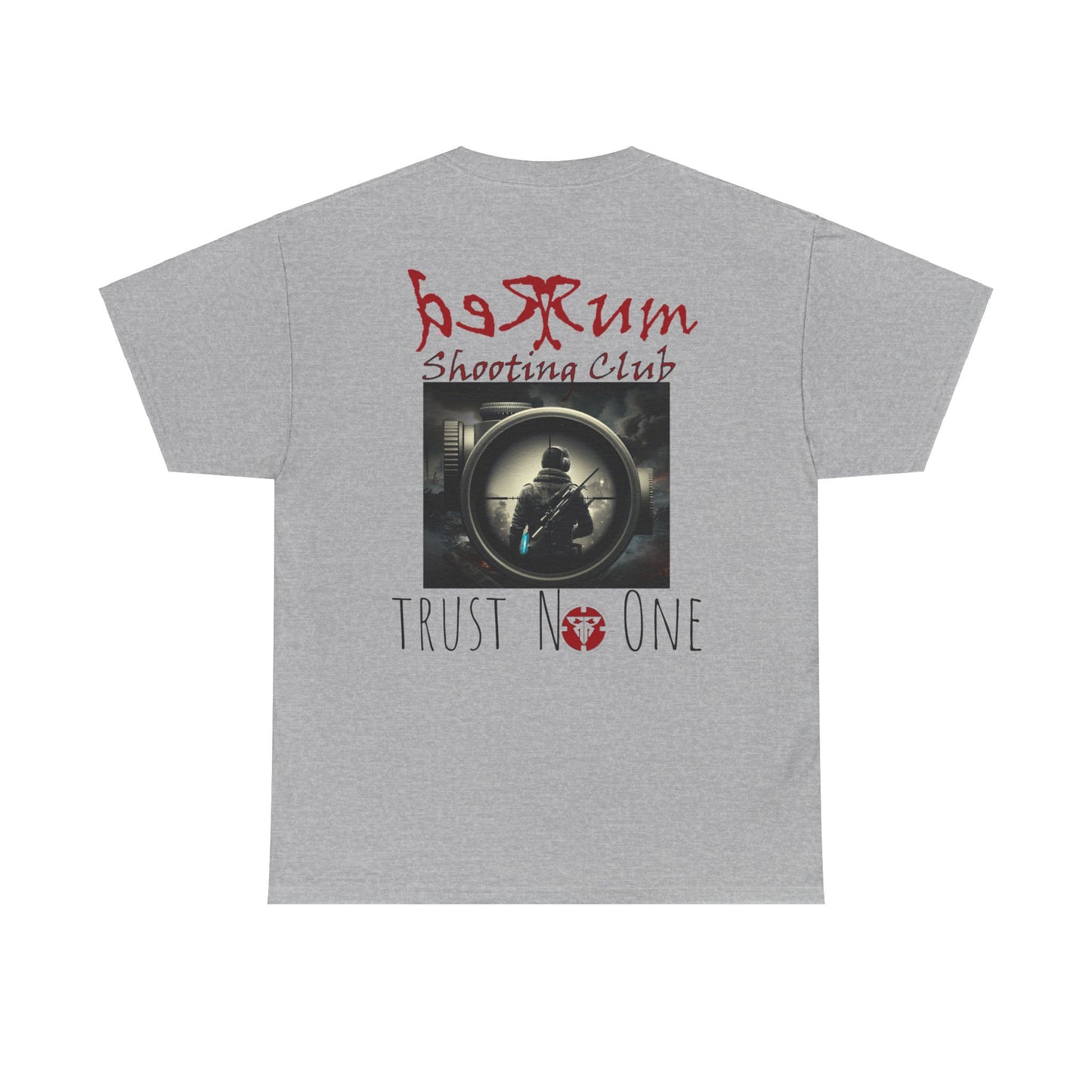 Redrum Shooting Club 'Trust No One' Heavy Cotton Tee