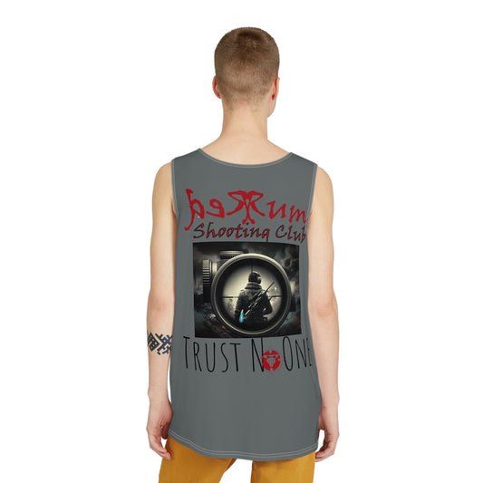 Redrum Shooting Club 'Trust No One' VR Gamer Dark Gray Tank Top