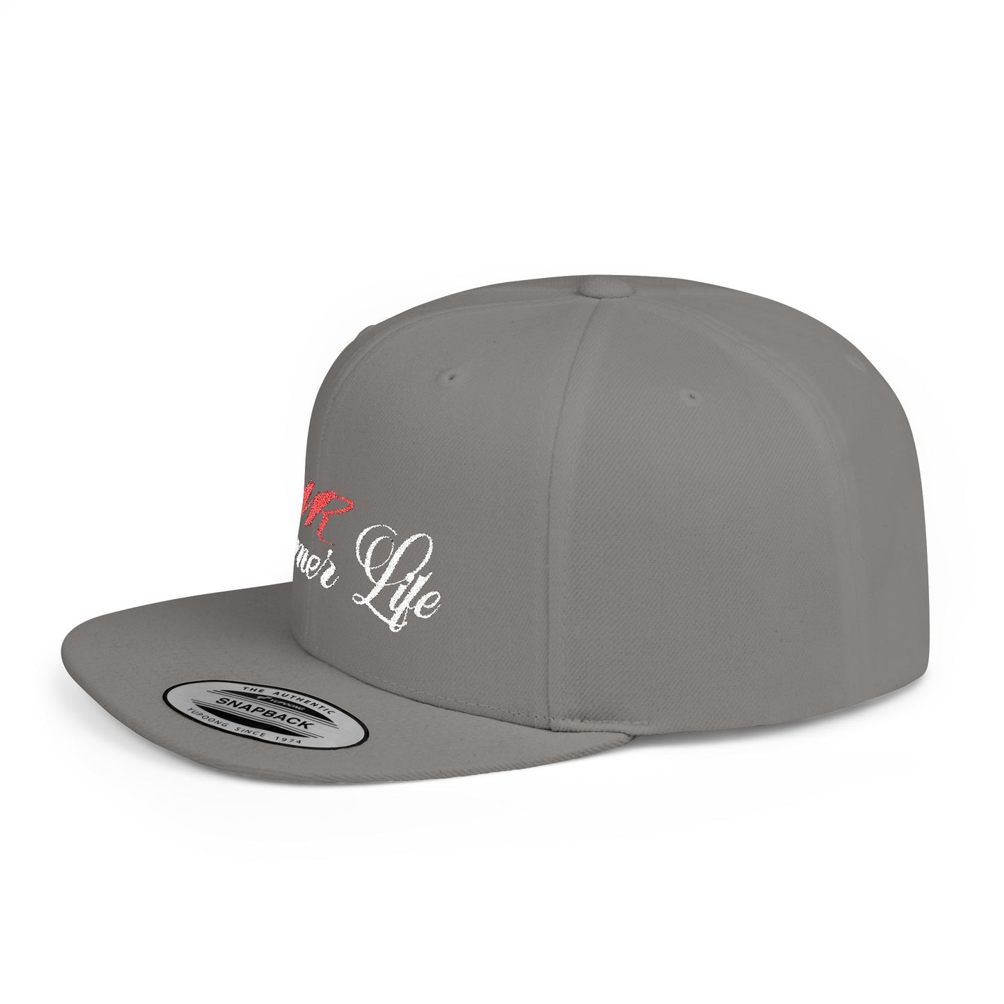 🧢 VR Gamer Life Snapback – Flat Bill Hat for Virtual Warriors