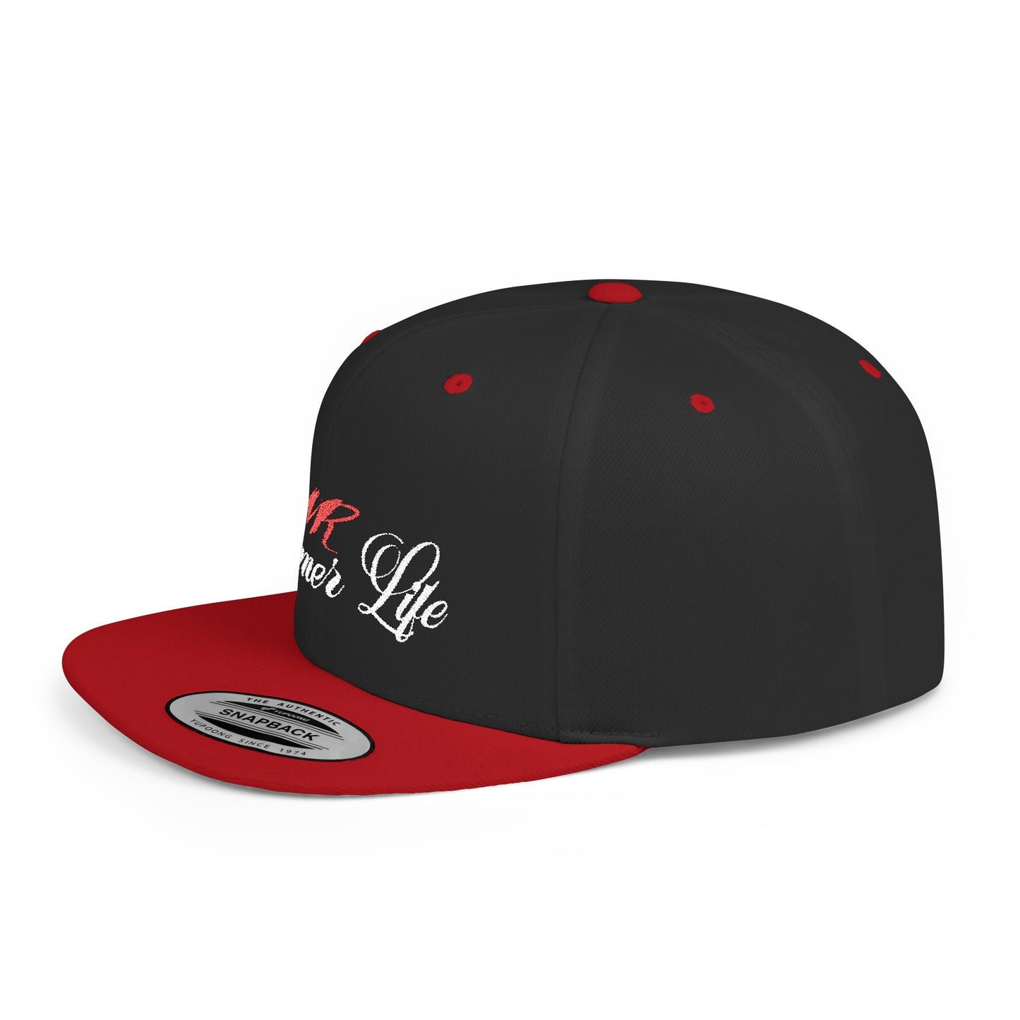 🧢 VR Gamer Life Snapback – Flat Bill Hat for Virtual Warriors
