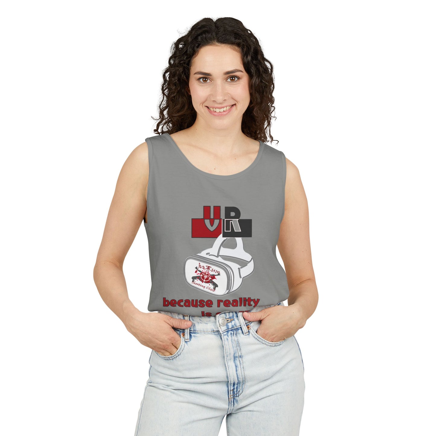 VR, Because Reality is Overrated – Unisex Tank Top