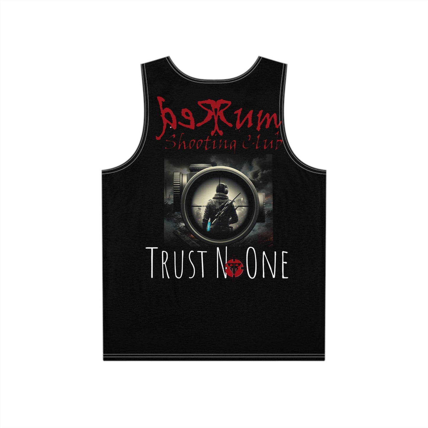 Redrum Shooting Club 'Trust No One' VR Gamer Black Tank Top