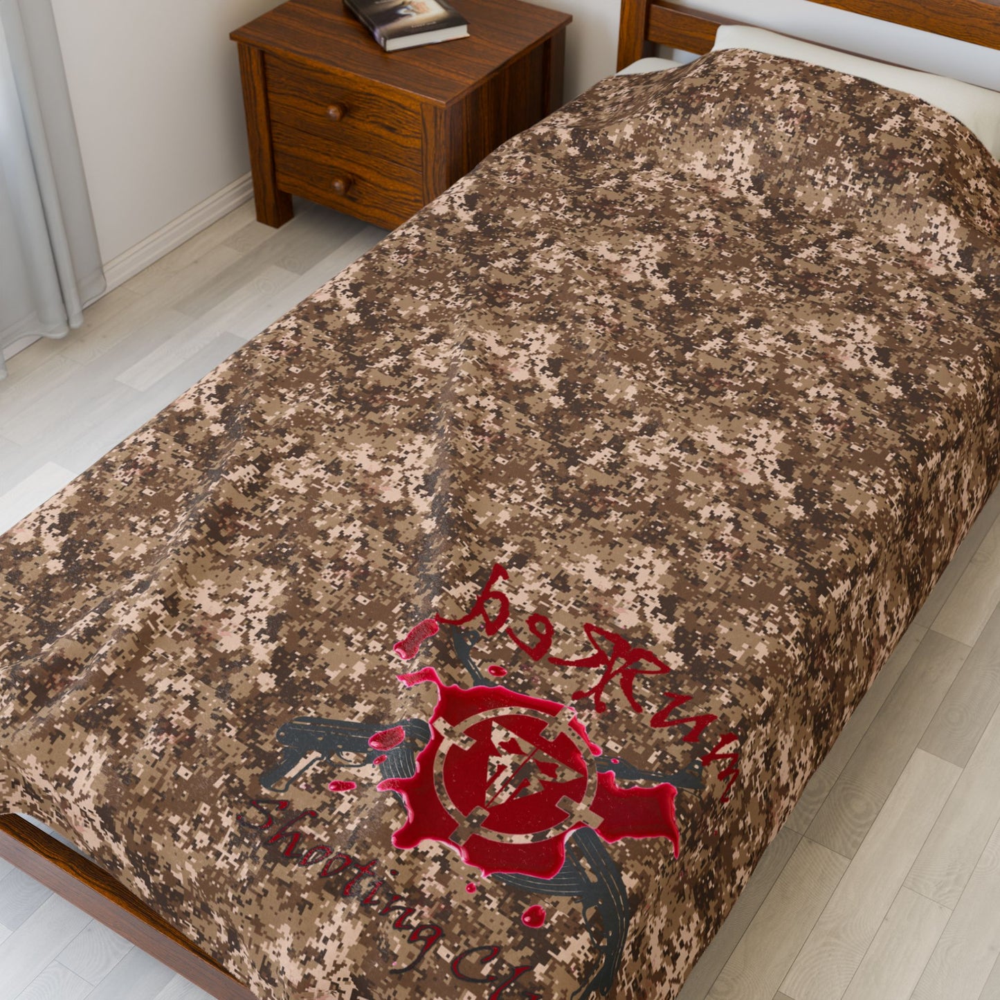 Redrum Shooting Club Tactical Comfort Plush Blanket