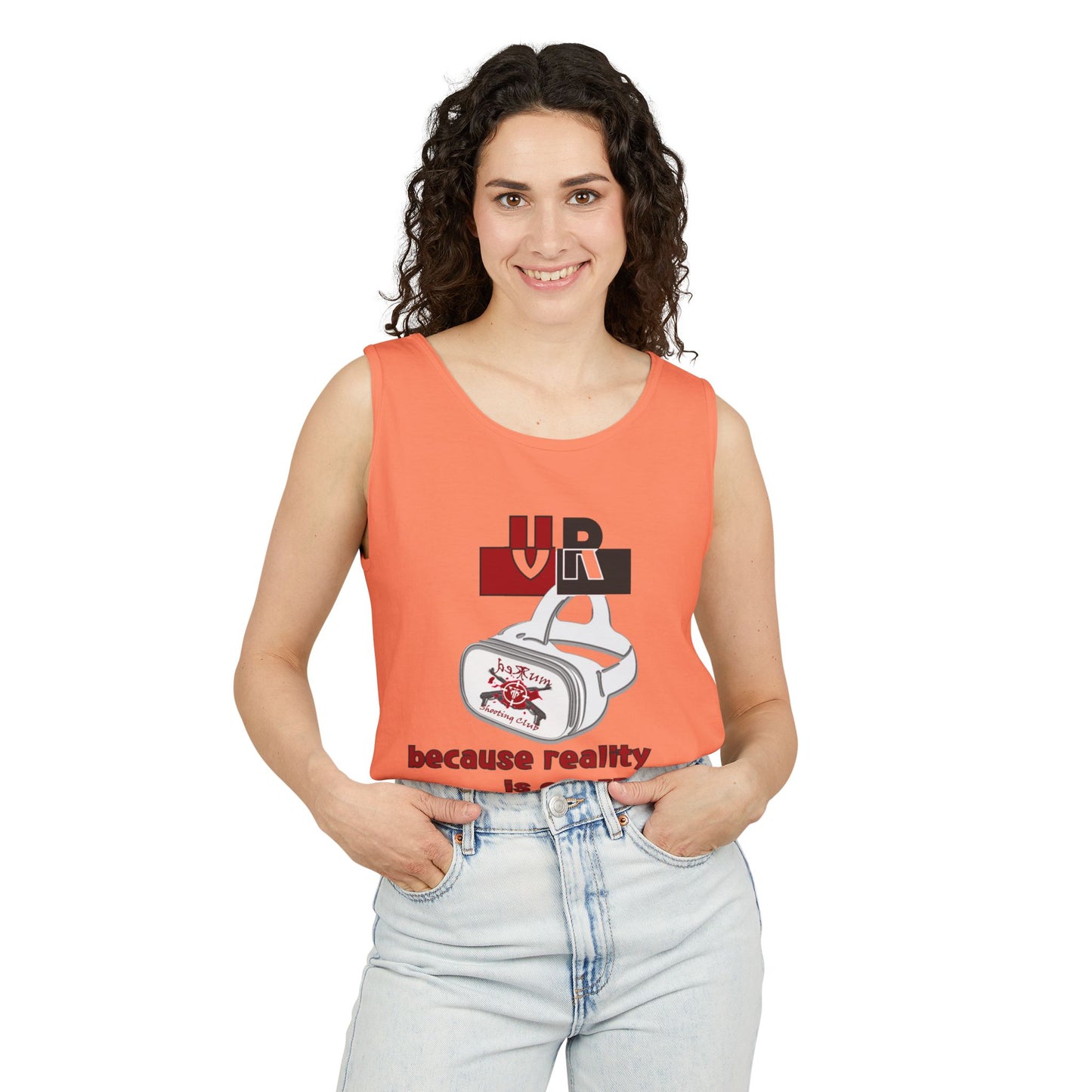 VR, Because Reality is Overrated – Unisex Tank Top