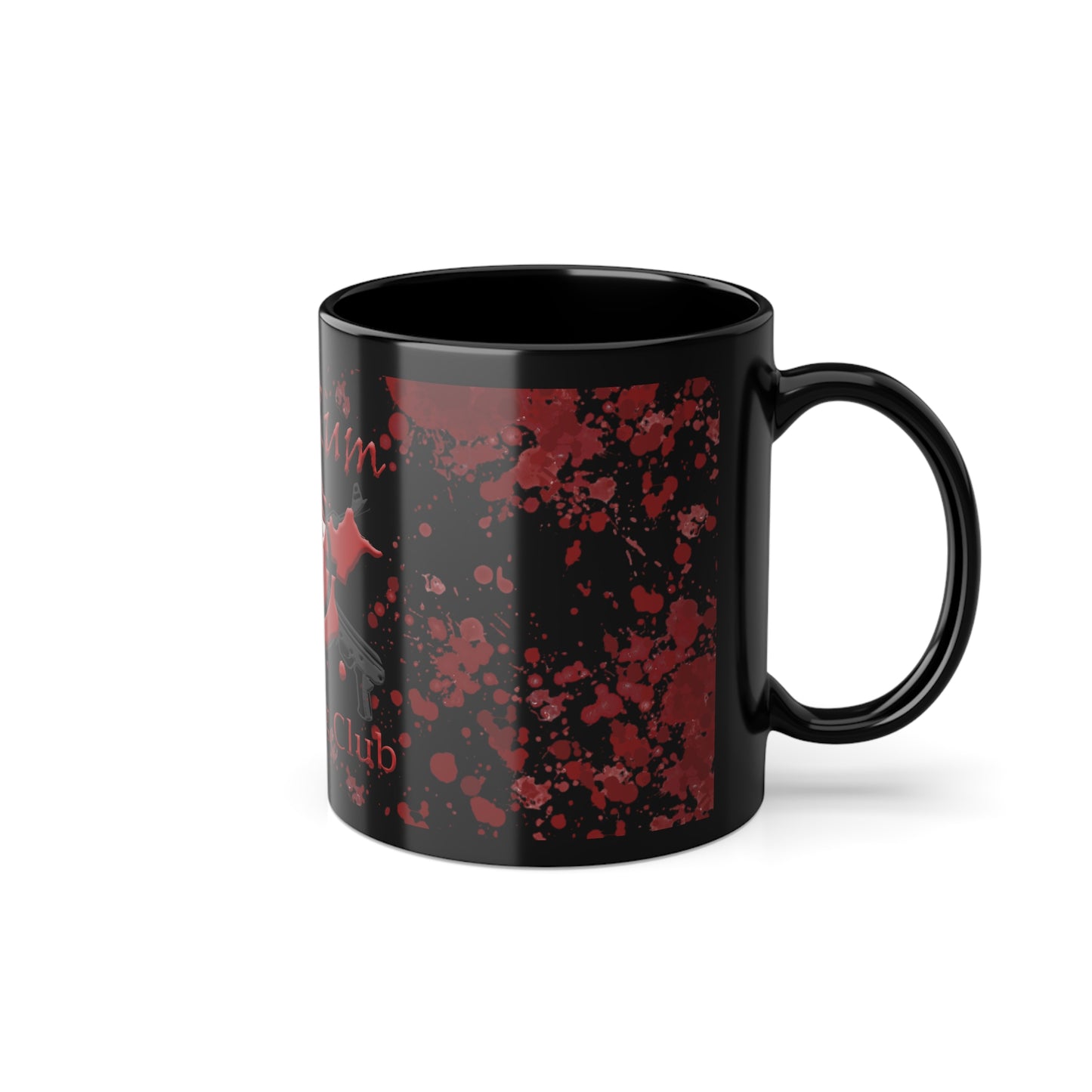 Redrum Shooting Club Black Coffee Mug - Bold Sips for VR Gamers