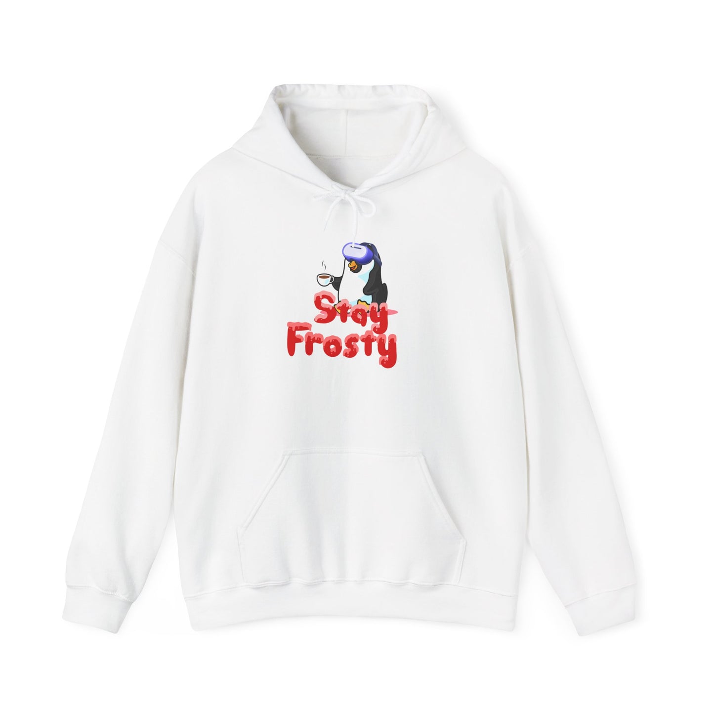 Stay Frosty VR Gamer Hoodie - Cozy Up in Gamer Style