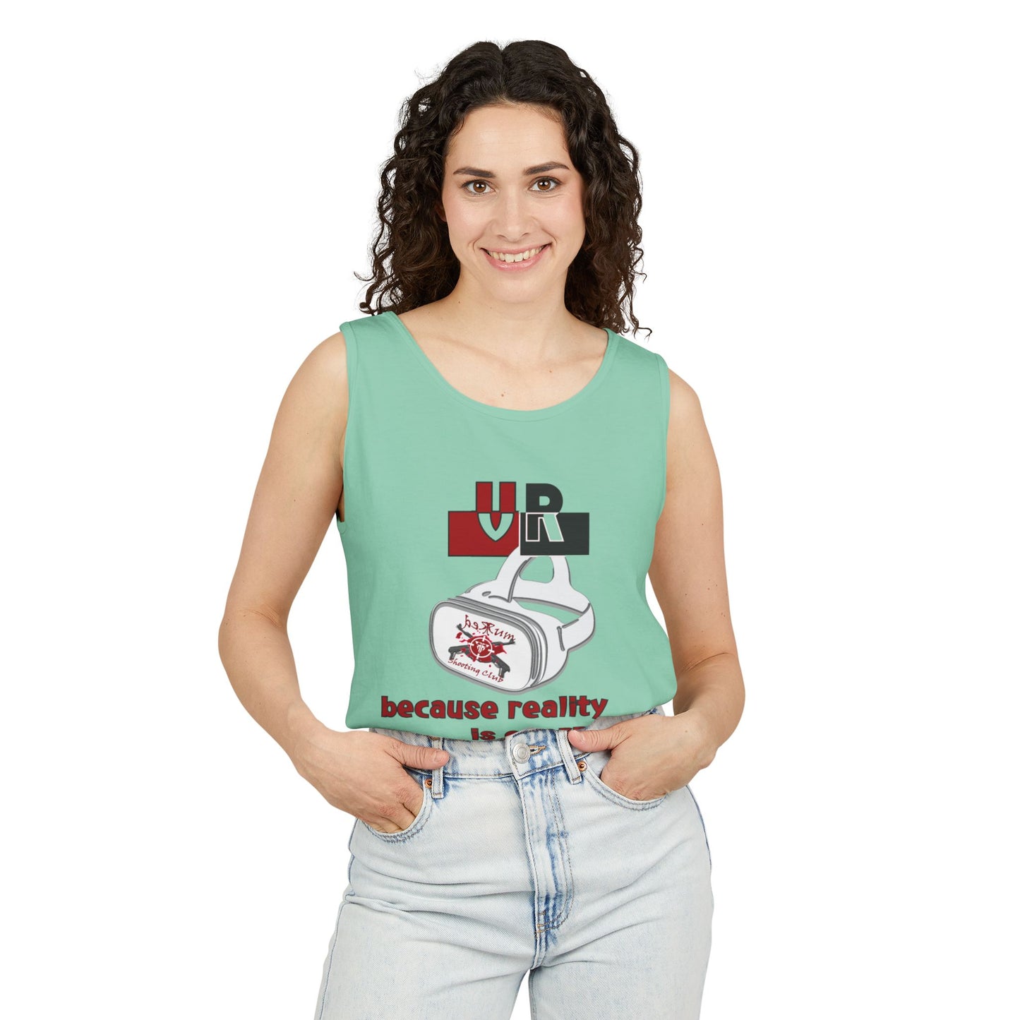 VR, Because Reality is Overrated – Unisex Tank Top
