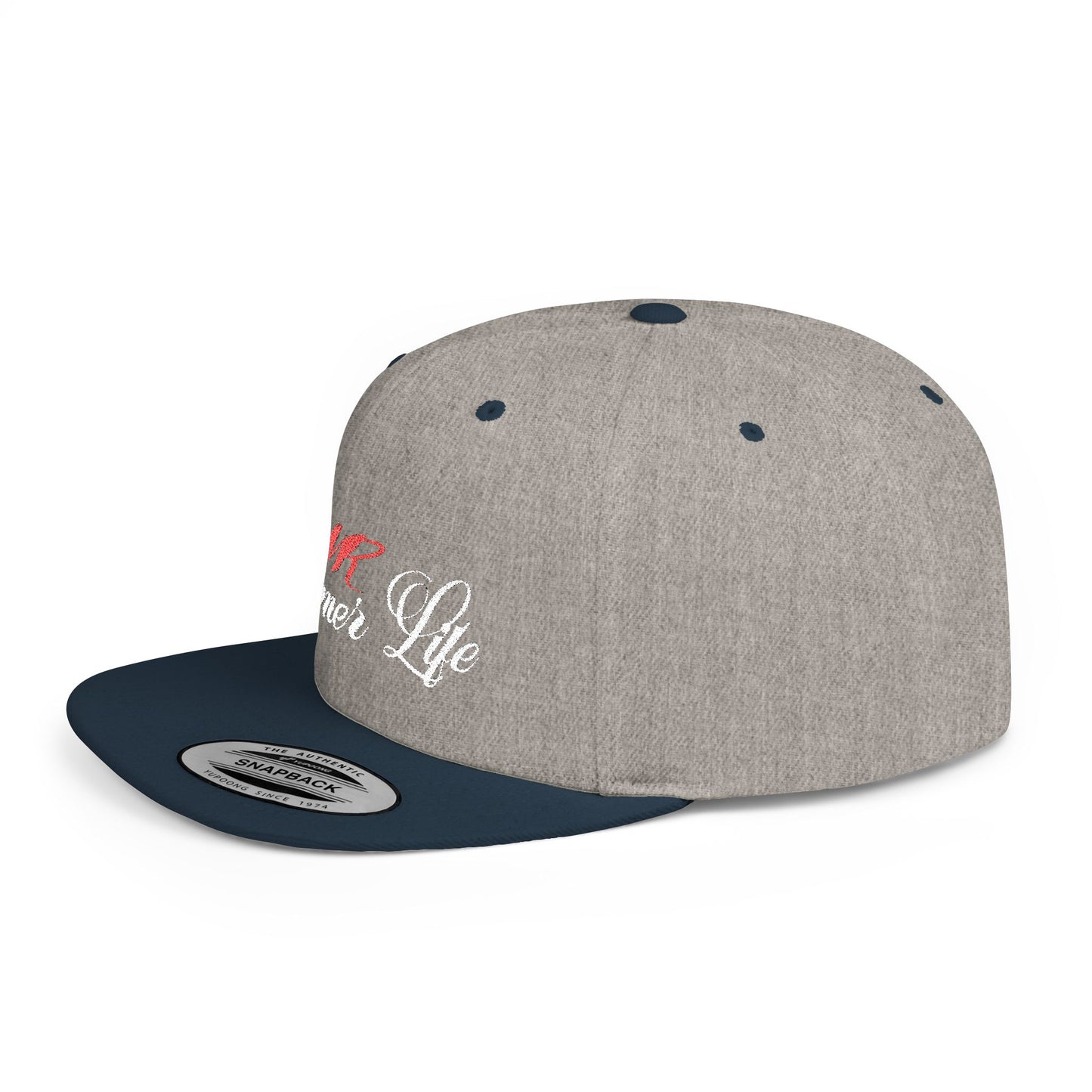 🧢 VR Gamer Life Snapback – Flat Bill Hat for Virtual Warriors