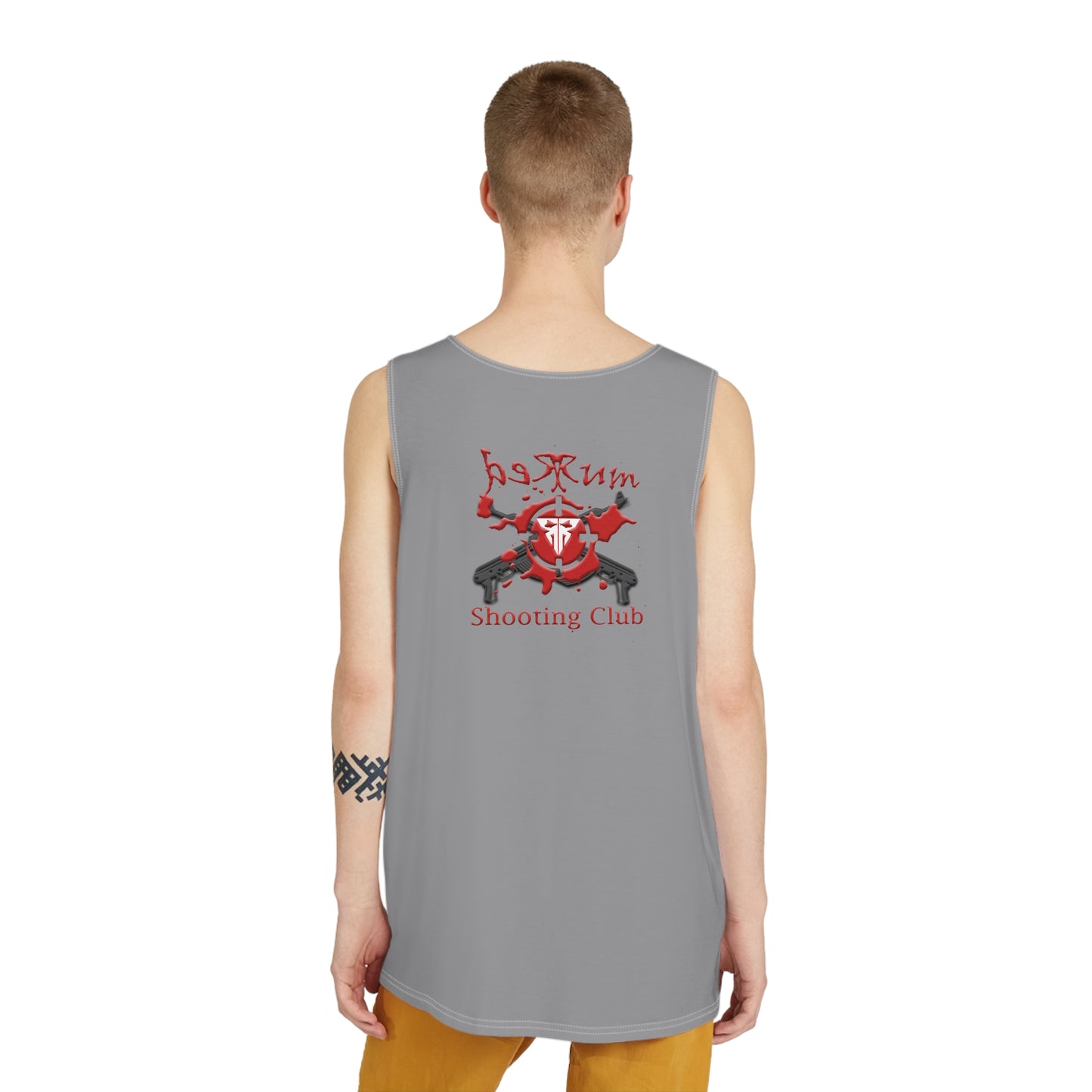 Sport Grey Redrum Shooting Club Men's Soft Performance Tank Top