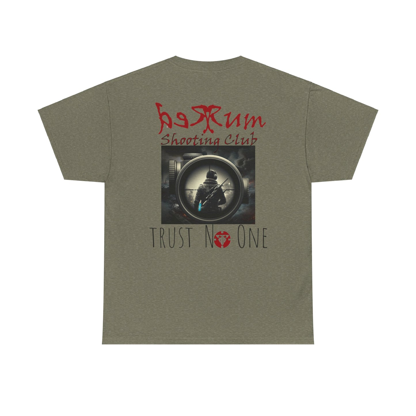 Redrum Shooting Club 'Trust No One' Heavy Cotton Tee