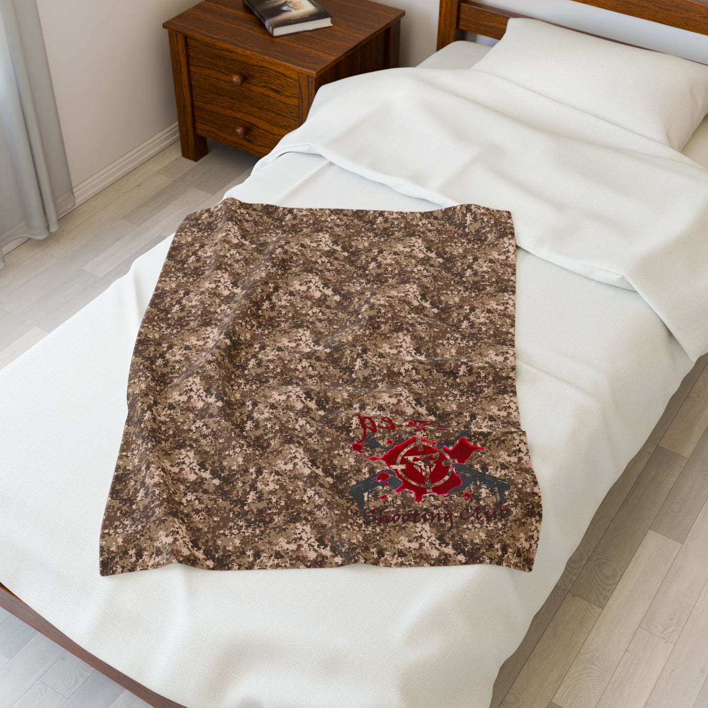 Redrum Shooting Club Tactical Comfort Plush Blanket