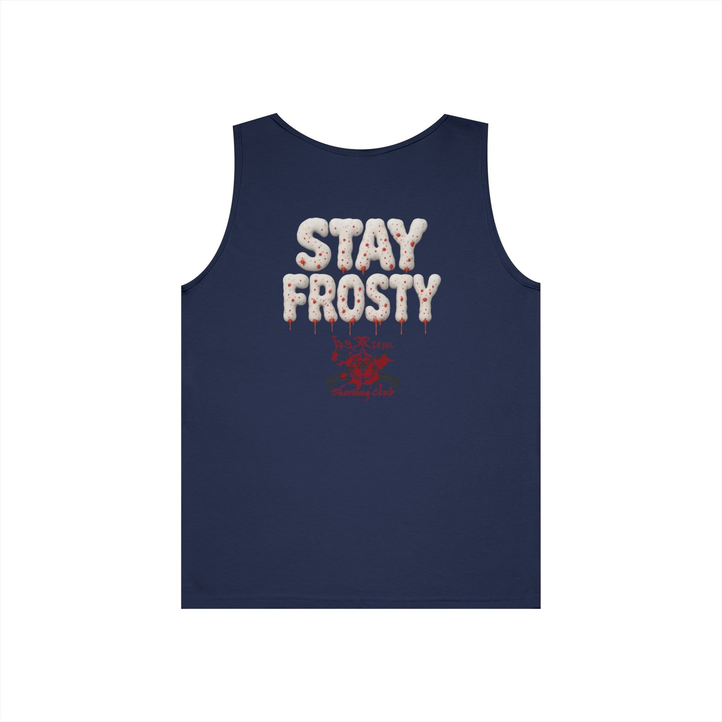 Stay Frosty Tactical Penguin Tank Top – Unisex Heavy Cotton, Multiple Colors, VR Gamer Club Apparel