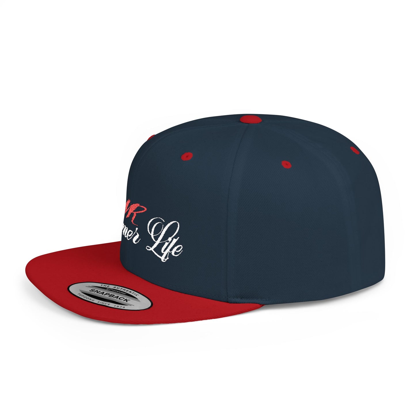 🧢 VR Gamer Life Snapback – Flat Bill Hat for Virtual Warriors