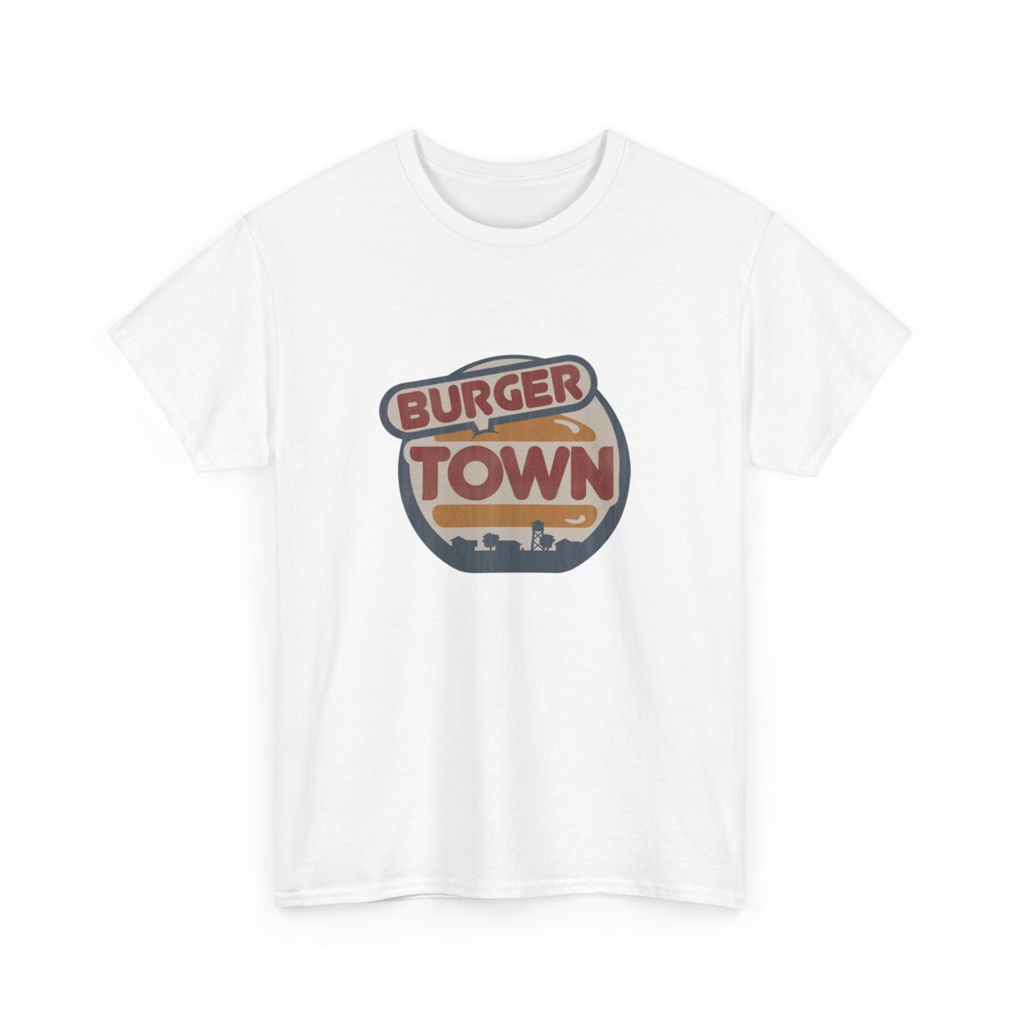 Burger Town Elite Gamer Tee - "Live Grilling, Good Eats, Fast Treats" Edition