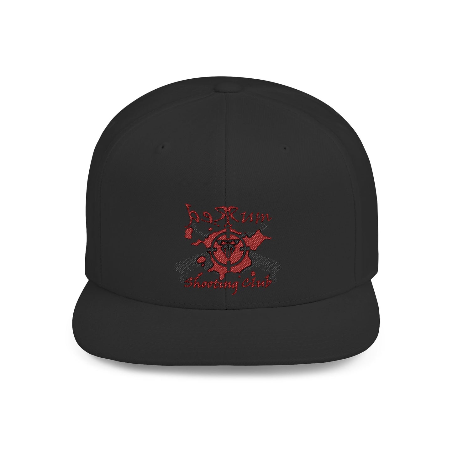 🔫 Redrum Shooting Club Classic Snapback Hat – Flat Bill, High-Profile Style