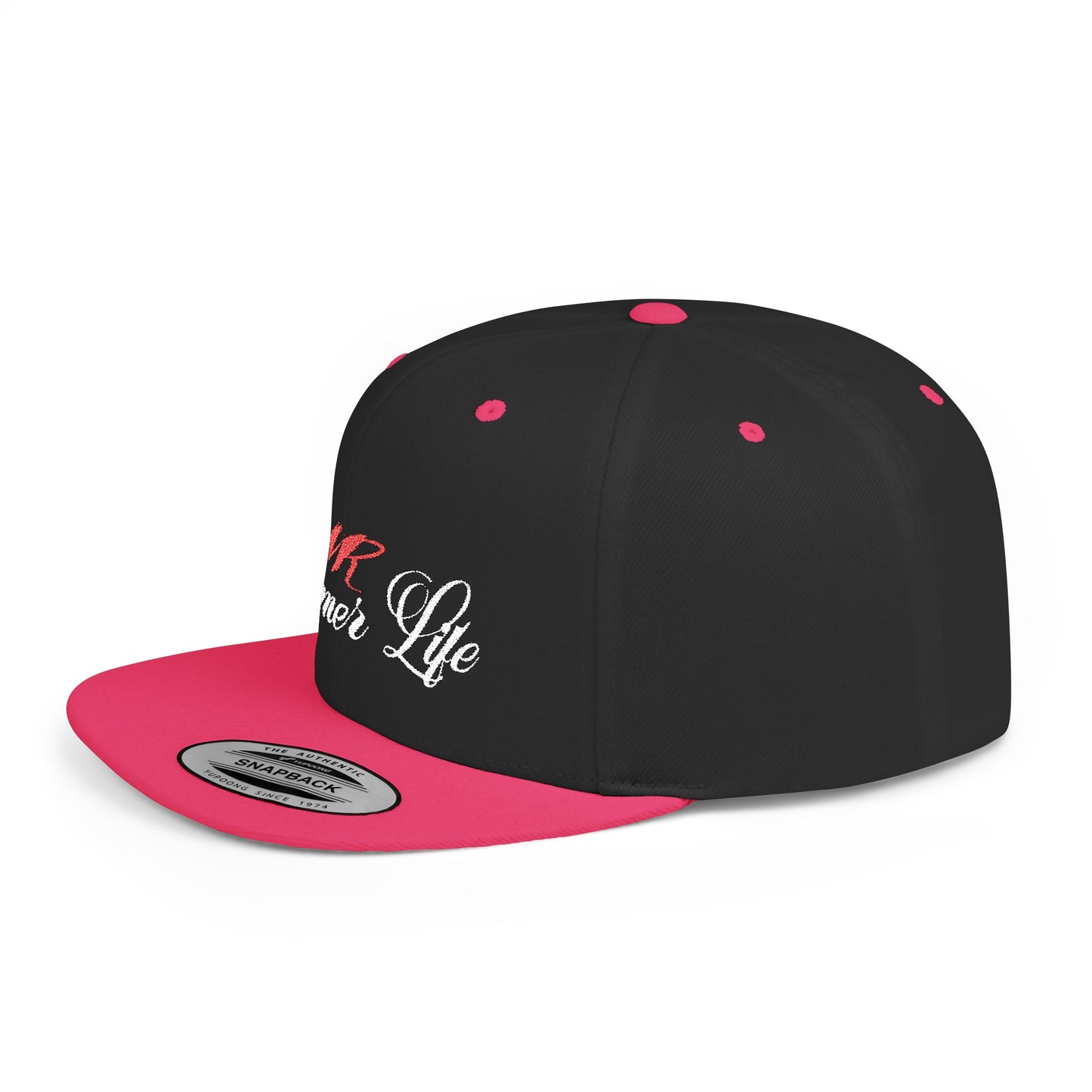 🧢 VR Gamer Life Snapback – Flat Bill Hat for Virtual Warriors