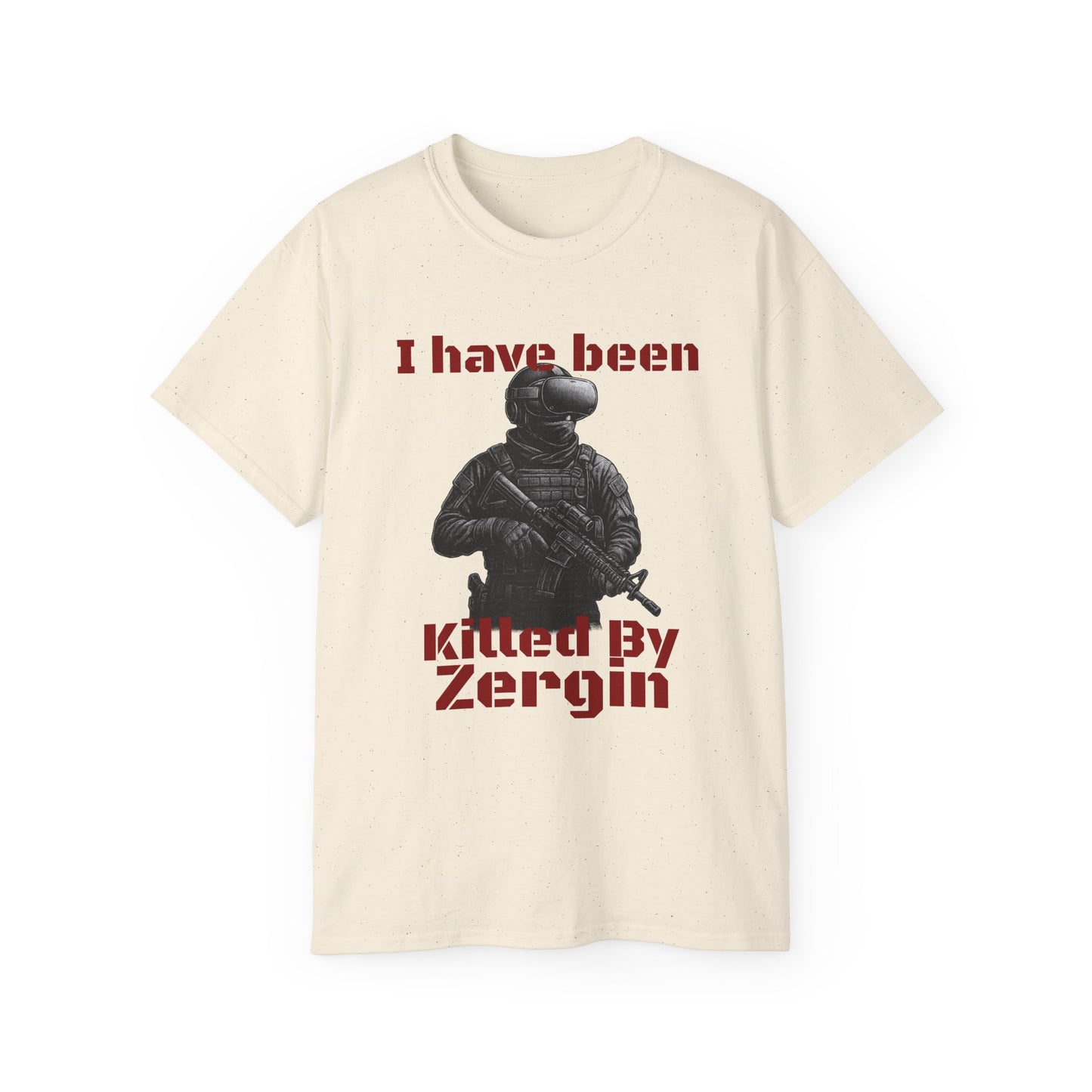 “I Have Been Killed by Zergin” Unisex Ultra Cotton Tee – Redrum Shooting Club Edition
