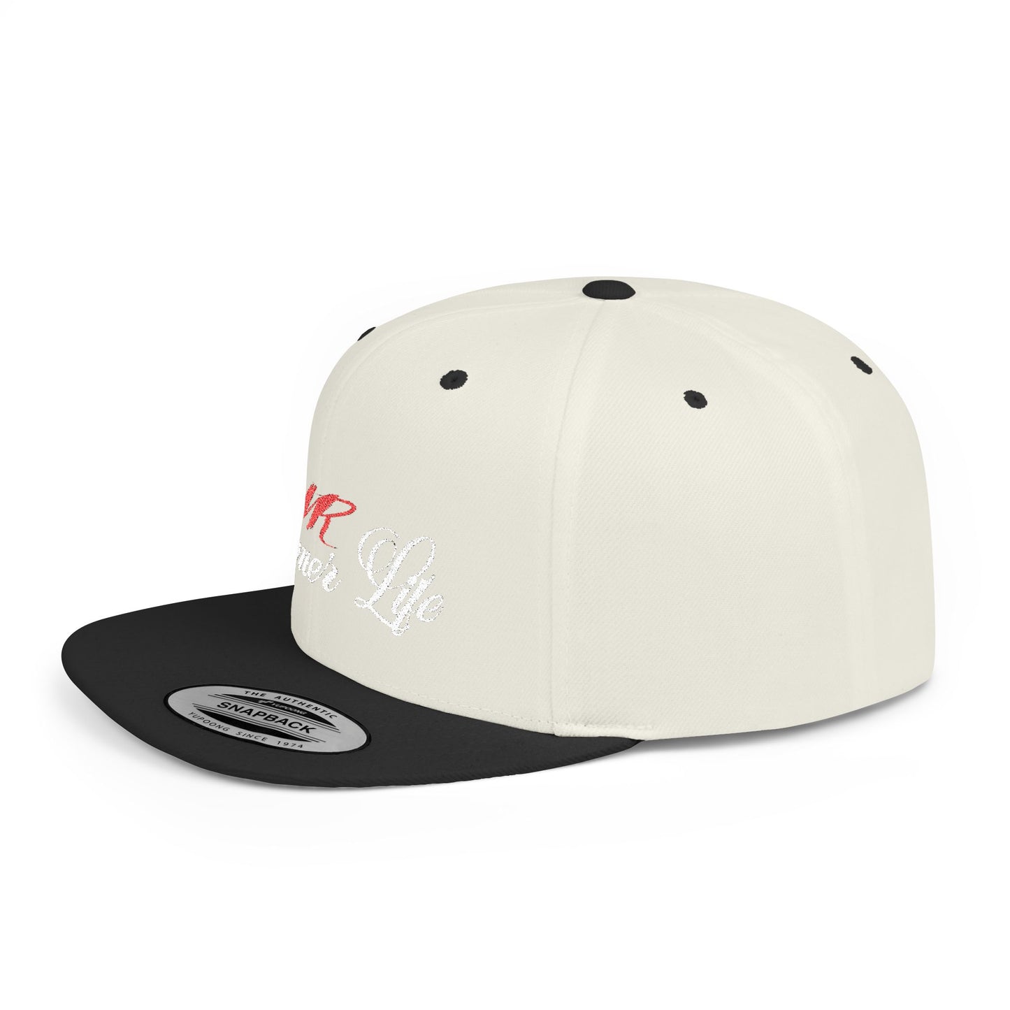 🧢 VR Gamer Life Snapback – Flat Bill Hat for Virtual Warriors