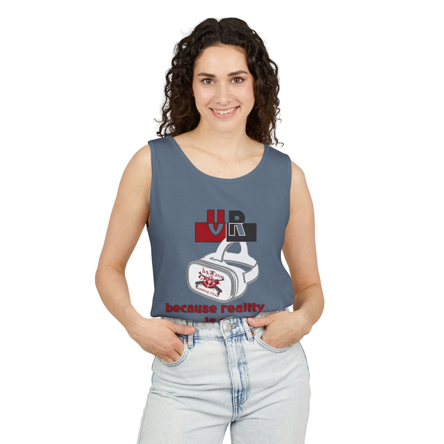 VR, Because Reality is Overrated – Unisex Tank Top