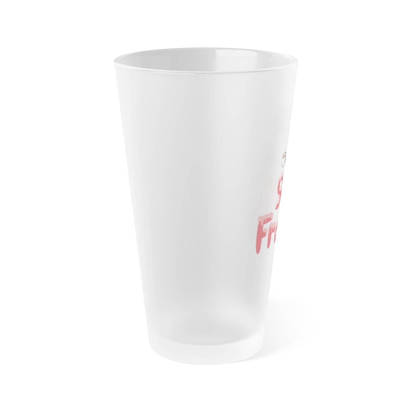 Stay Frosty 16oz Frosted Glass Mug – Tactical Cool for Every Sip