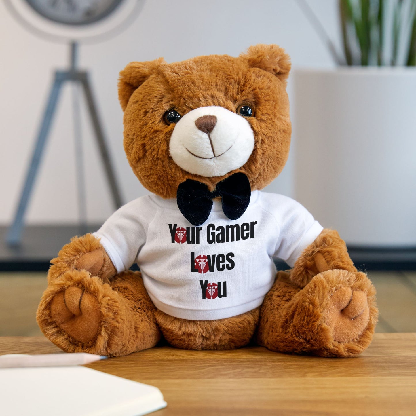 Your Gamer Loves You Teddy Bear with T-Shirt – The Perfect Gamer Gift