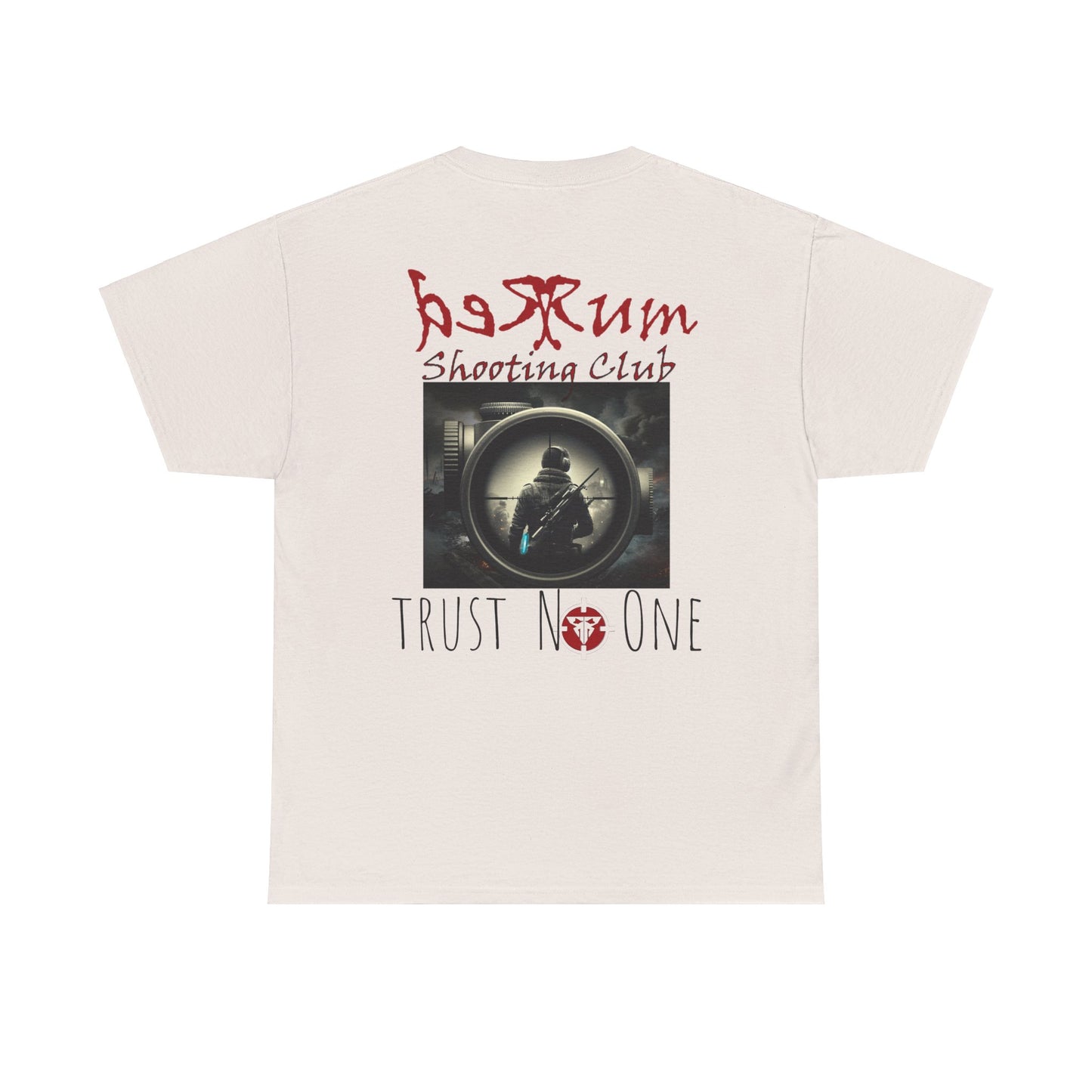 Redrum Shooting Club 'Trust No One' Heavy Cotton Tee