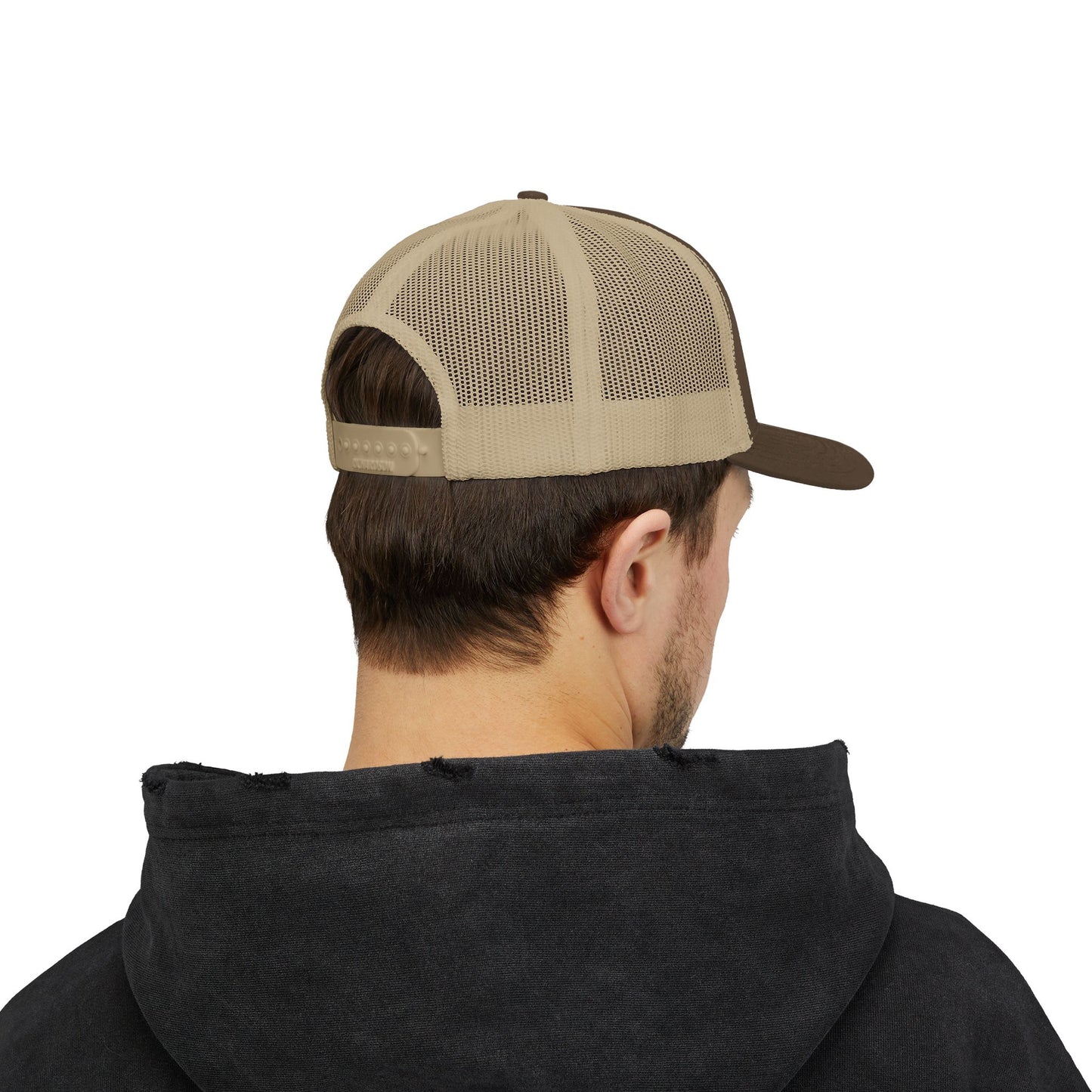 🧢 Redrum Desert Trucker Hat – Snapback Club Edition