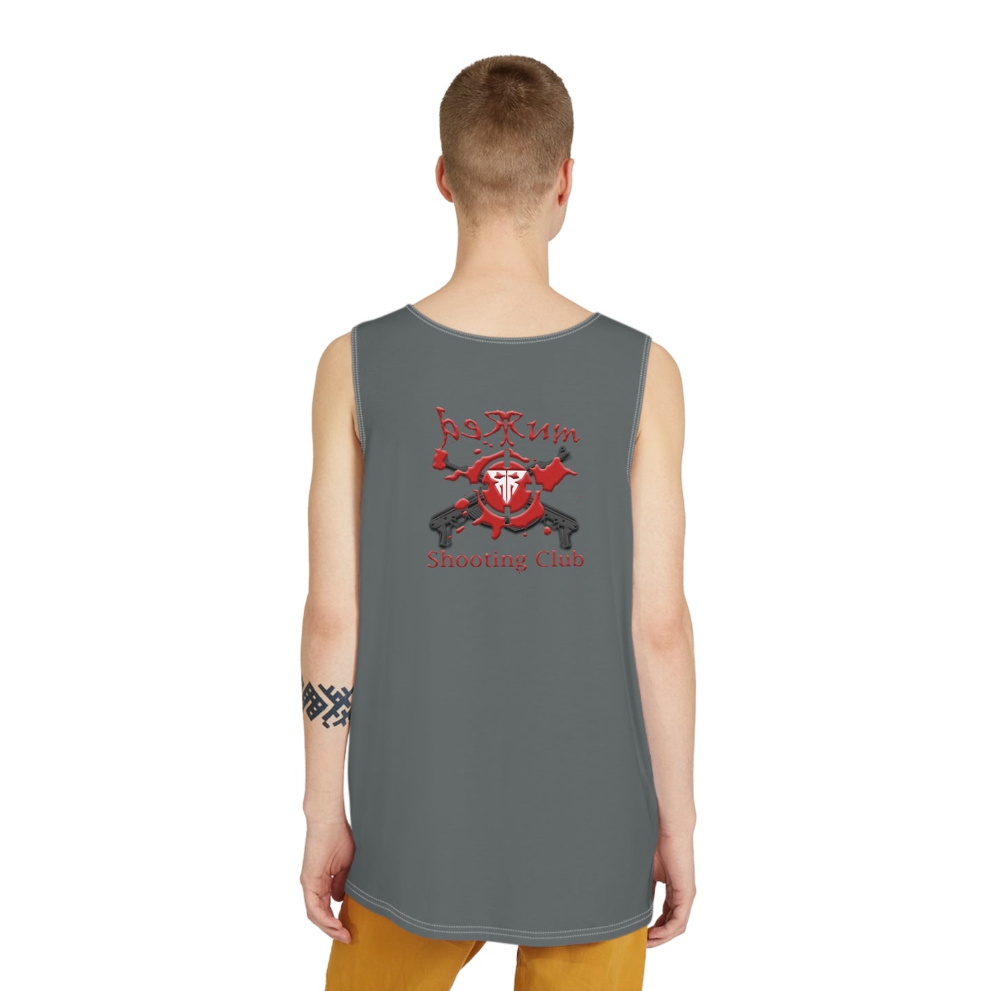 Dark Grey Redrum Shooting Club Men's Soft Performance Tank Top