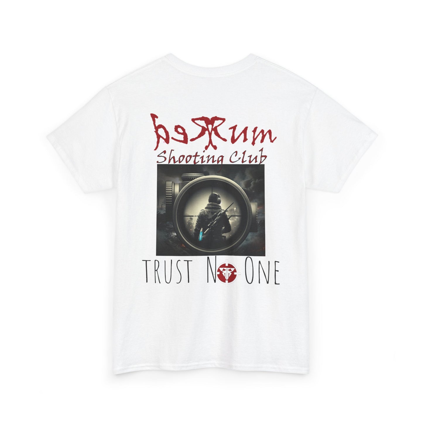 Redrum Shooting Club 'Trust No One' Heavy Cotton Tee