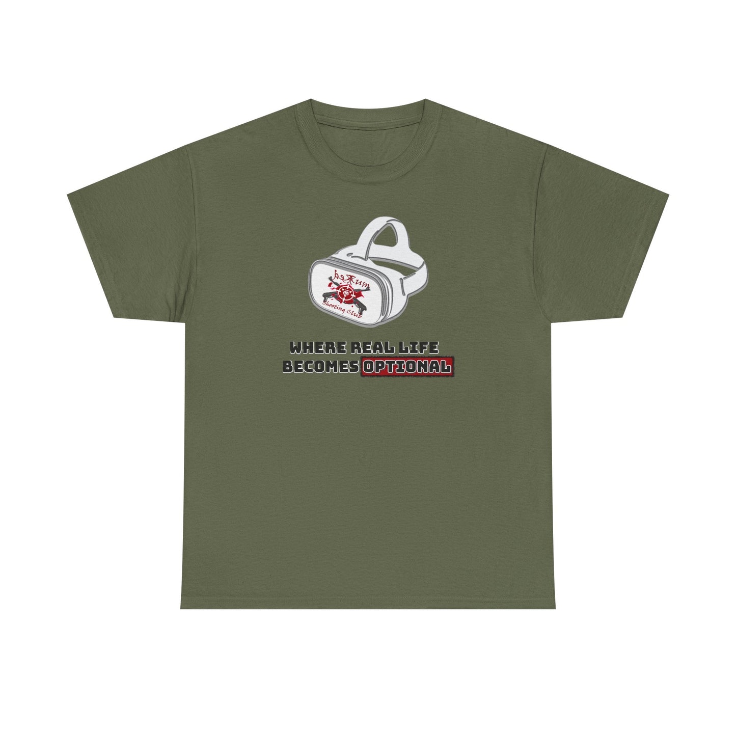 Where Real Life Becomes Optional – VR Gamer Tee