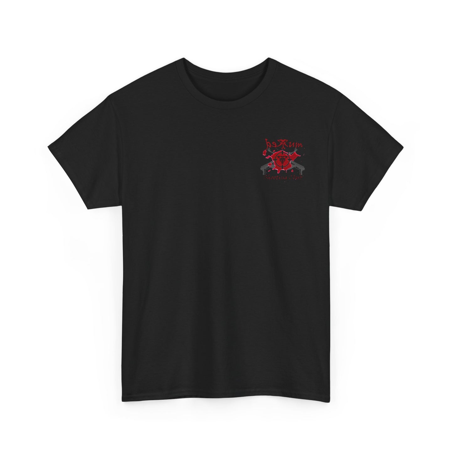 Redrum Shooting Club 'Trust No One' Black Cotton Tee