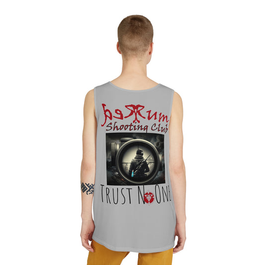 Redrum Shooting Club 'Trust No One' VR Gamer Light Gray Tank Top