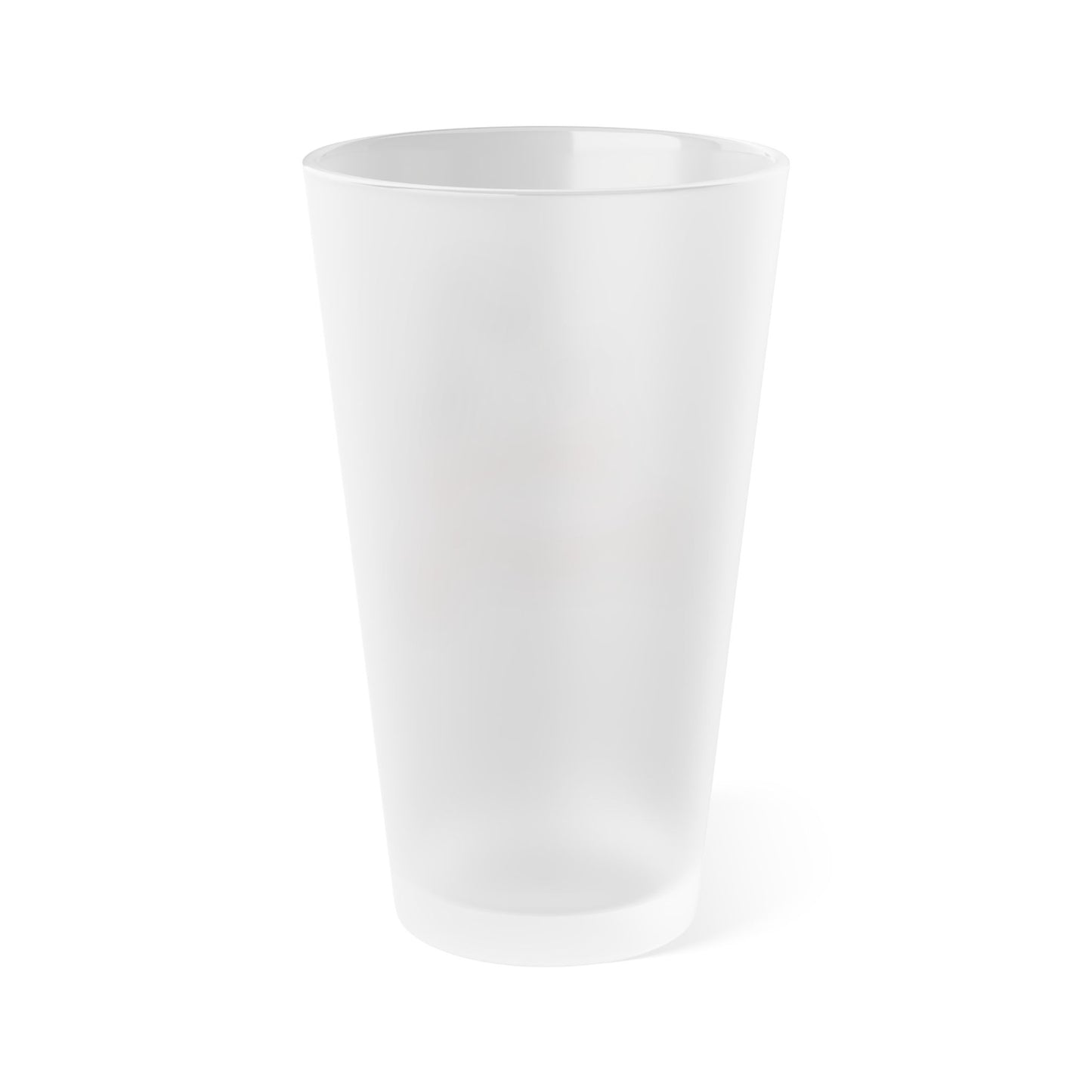 Stay Frosty 16oz Frosted Glass Mug – Tactical Cool for Every Sip