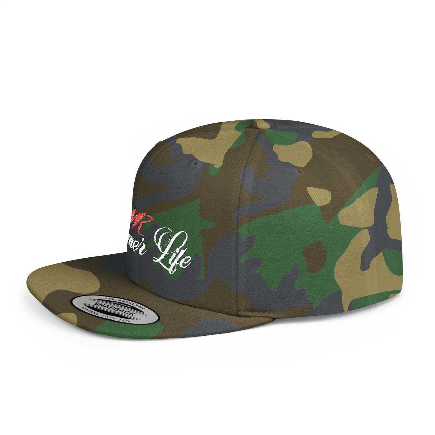 🧢 VR Gamer Life Snapback – Flat Bill Hat for Virtual Warriors